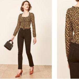 Reformation • Italia Floral  Blouse 0